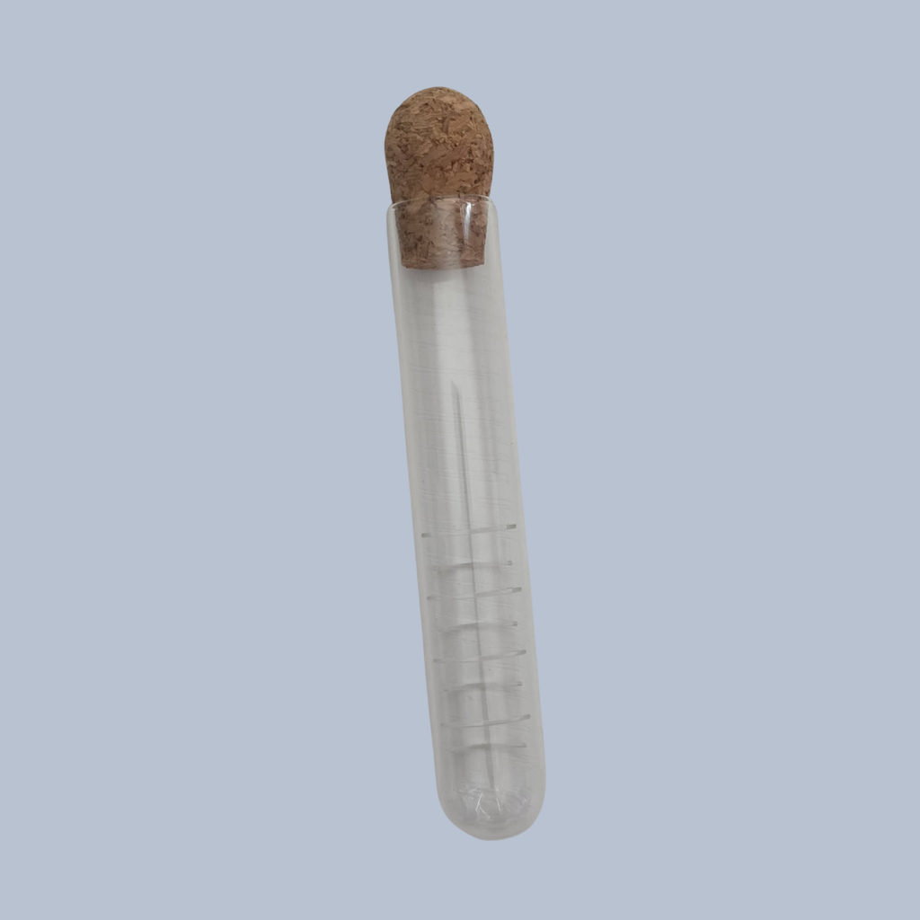 Glass Tube with Cork Tea Diffuser