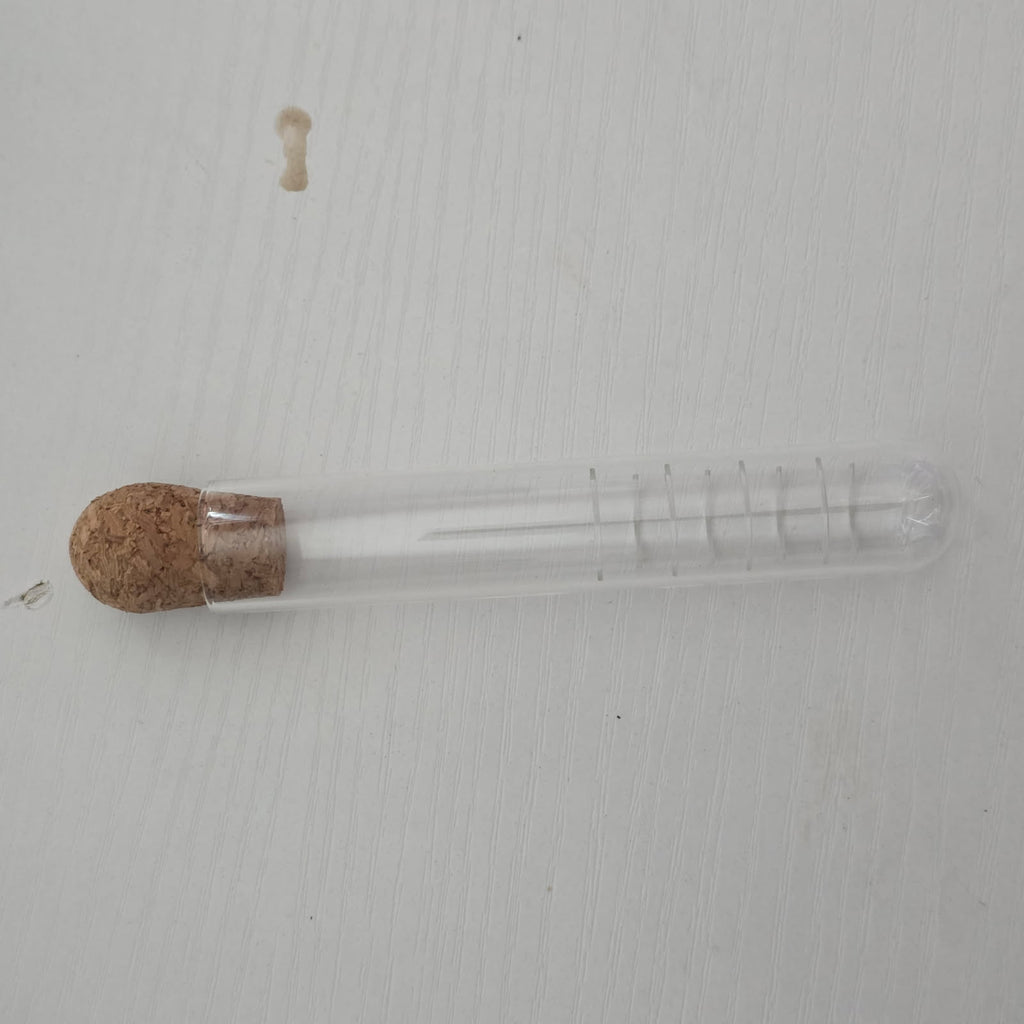 Glass Tube with Cork Tea Diffuser