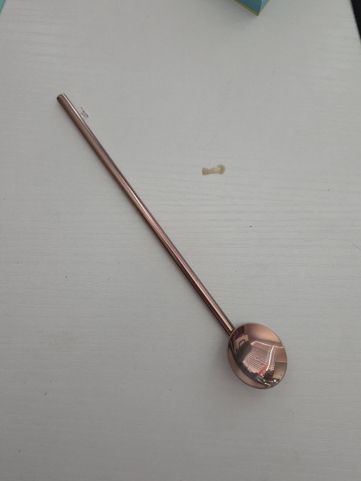 Metal Tea Straw Spoon