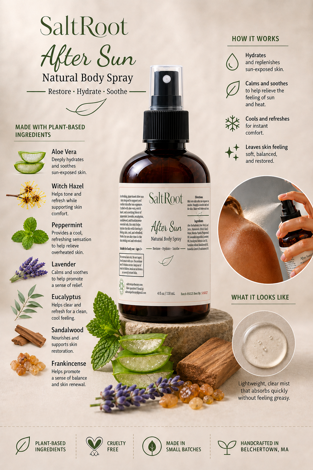 After Sun Natural Body Spray