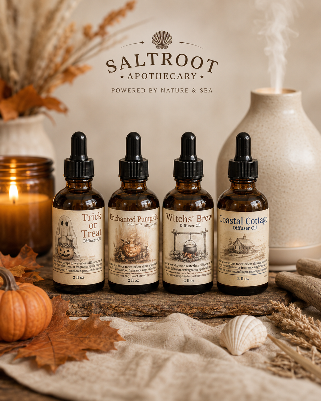 Fall Waterless Diffuser Oils