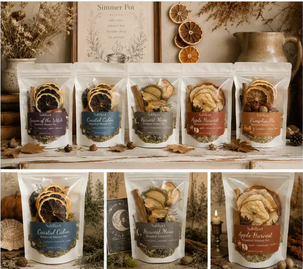 Coastal Cottage Simmer Pots