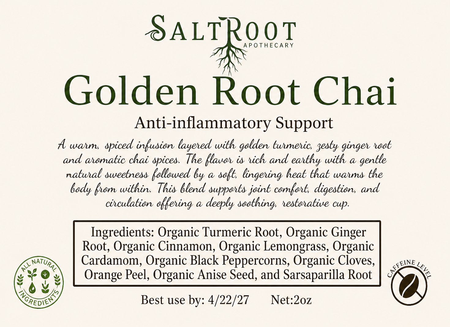 Golden Root Chai