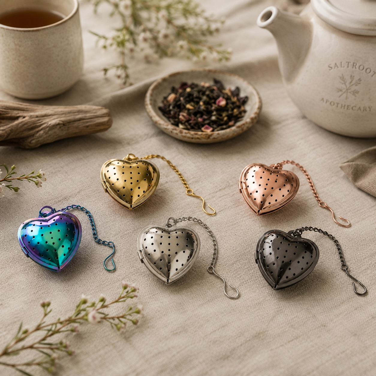 Heart-Shaped Tea Infuser