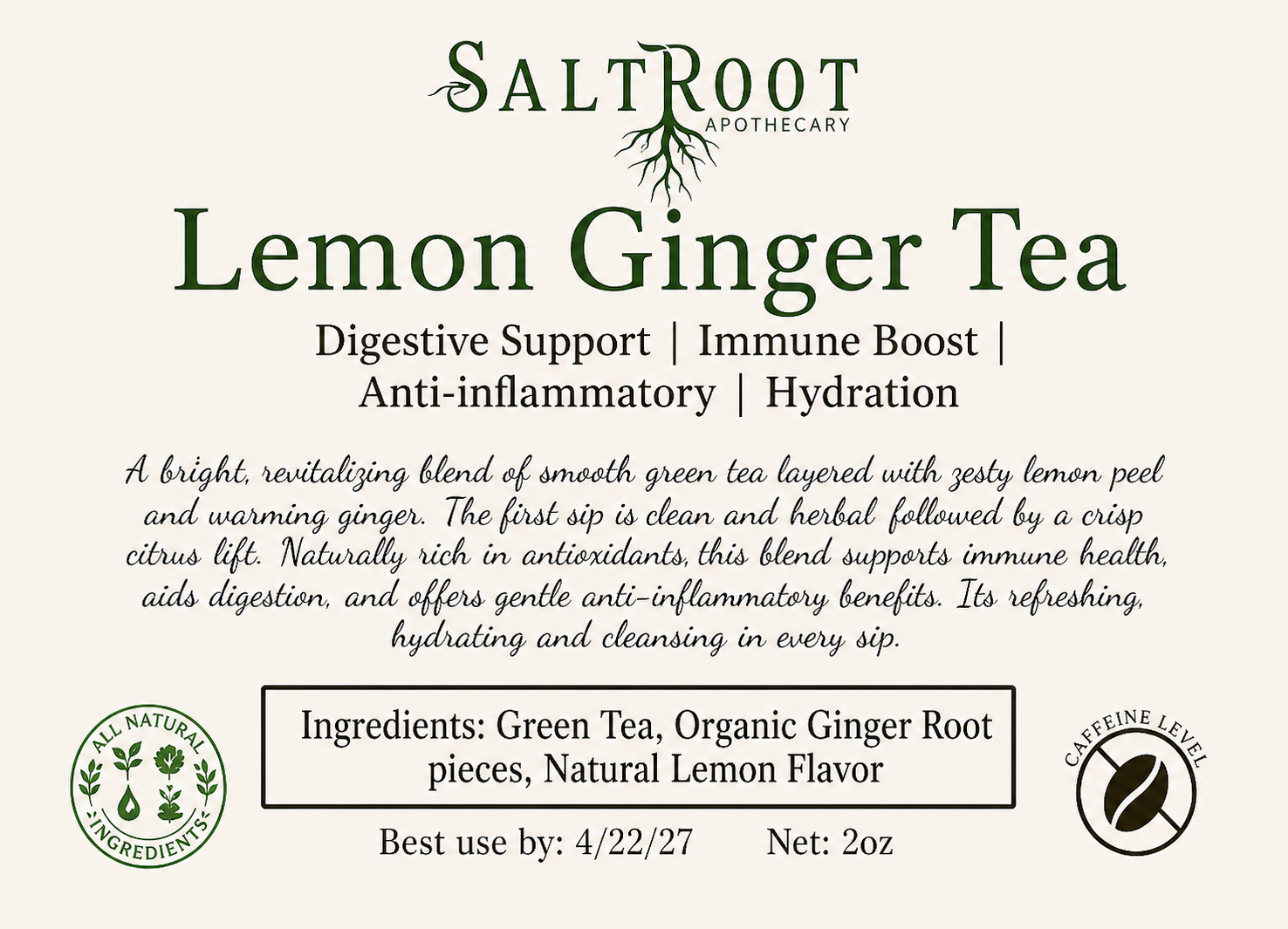 Lemon Ginger Tea
