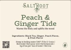 Peach & Ginger Herbal Tea