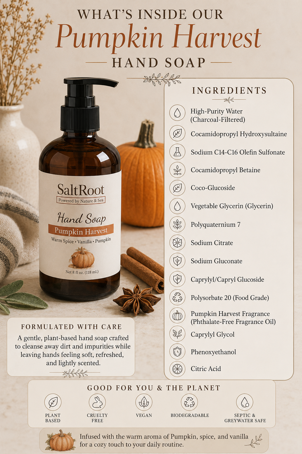 Pumpkin Harvest Hand Soap