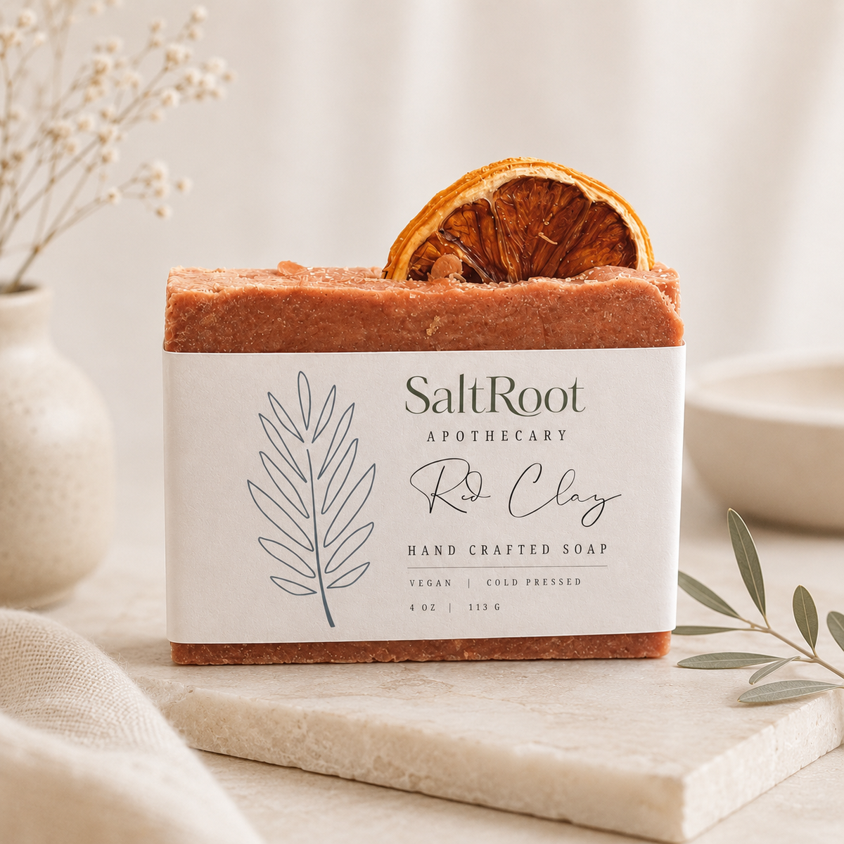Red Clay Soap Bar
