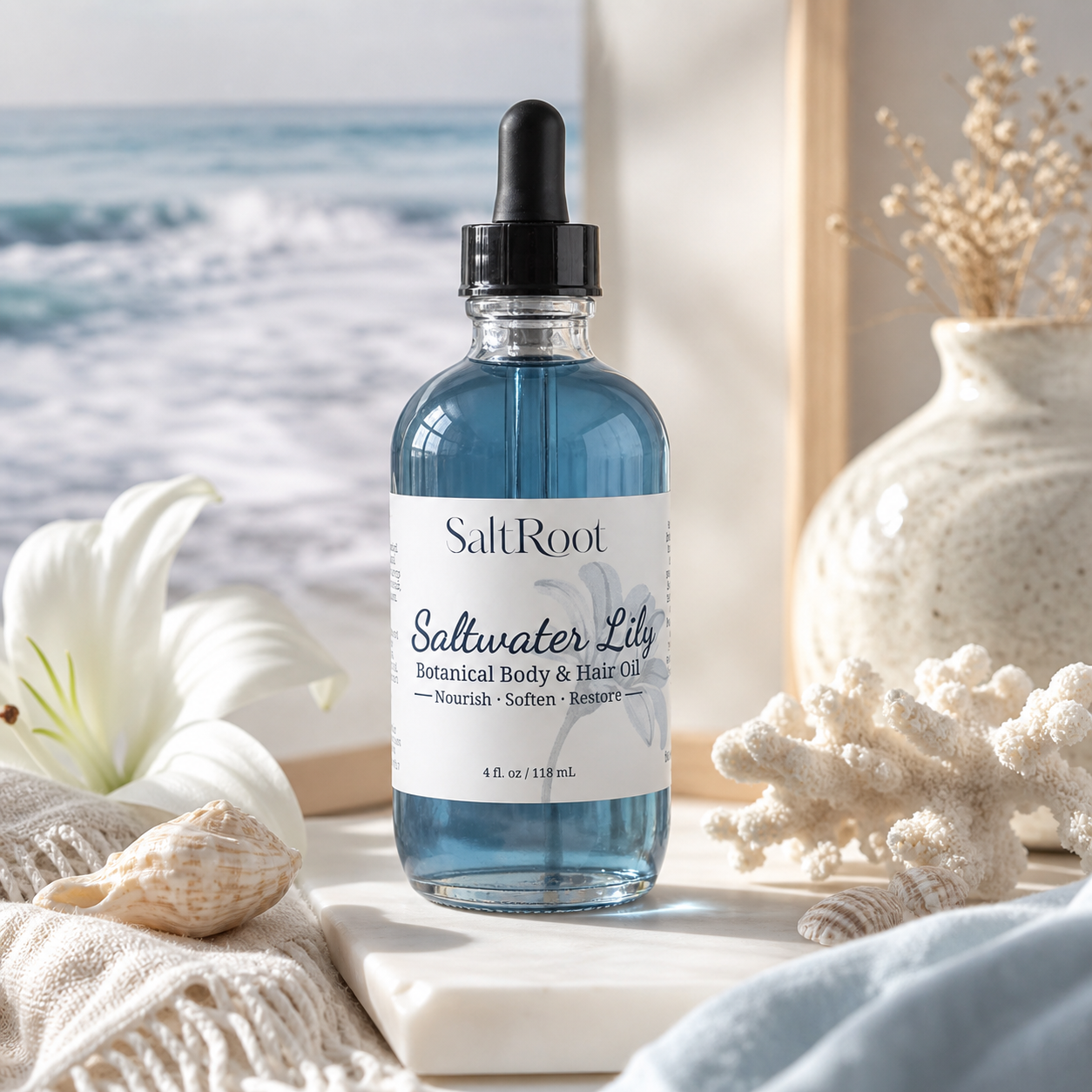 Saltwater Lily Body & Hair Oil