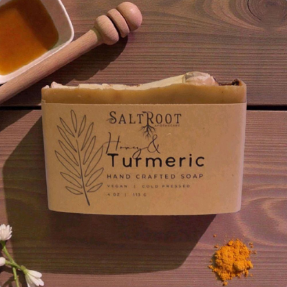 Manuka Honey, Turmeric, & Kojic Acid soap bar