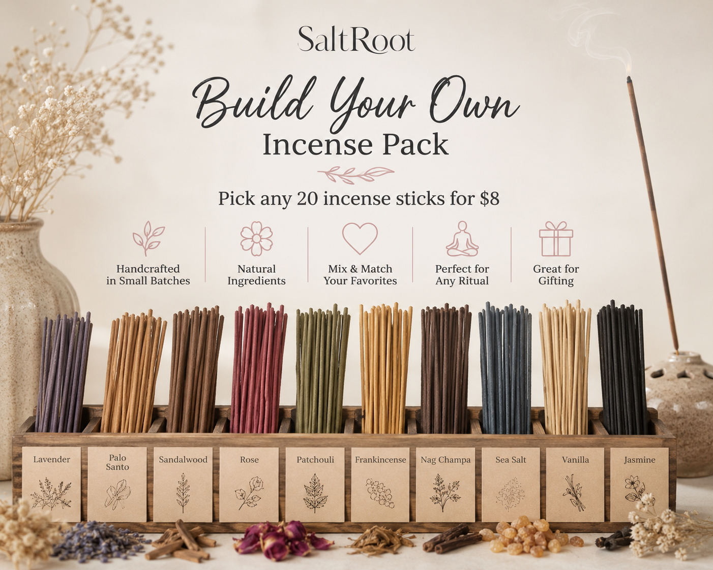 Incense Sticks Build It Bar
