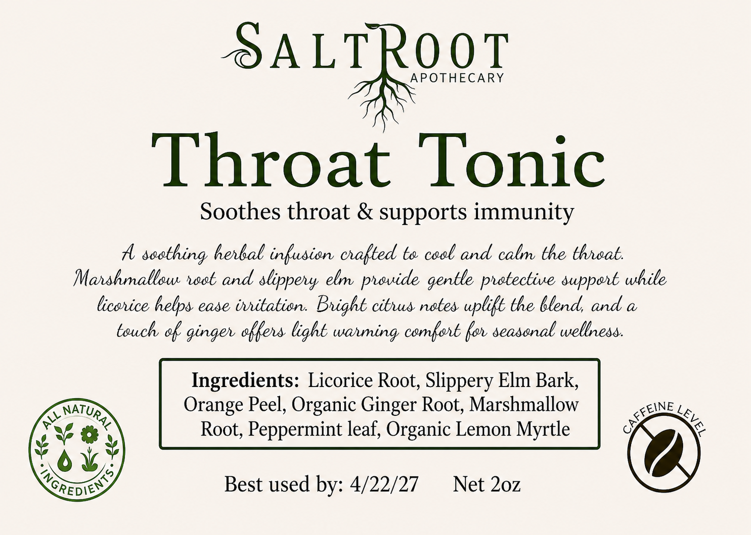 Throat Tonic